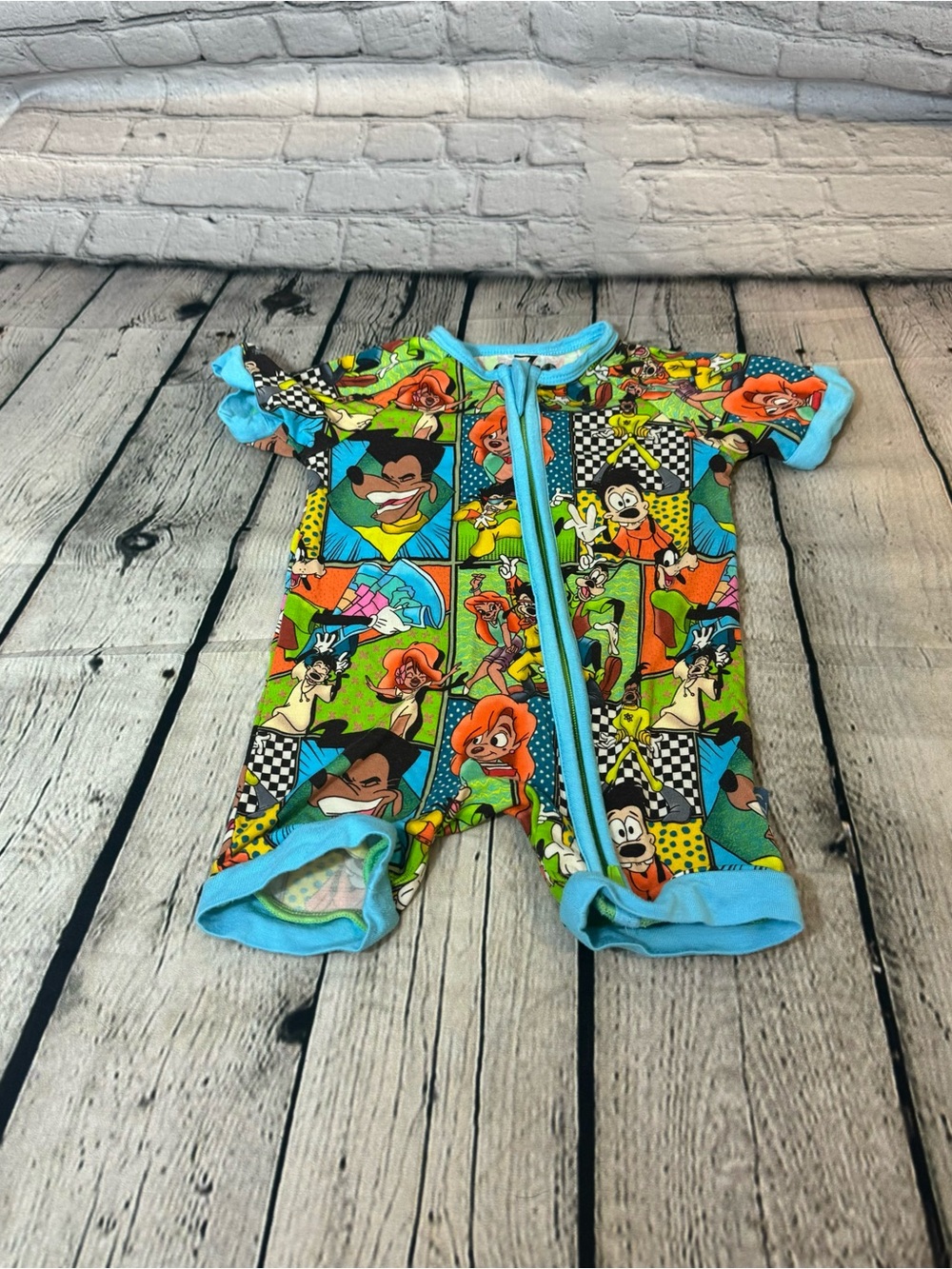 CoZco Goofy Movie Bamboo Shortie Romper
